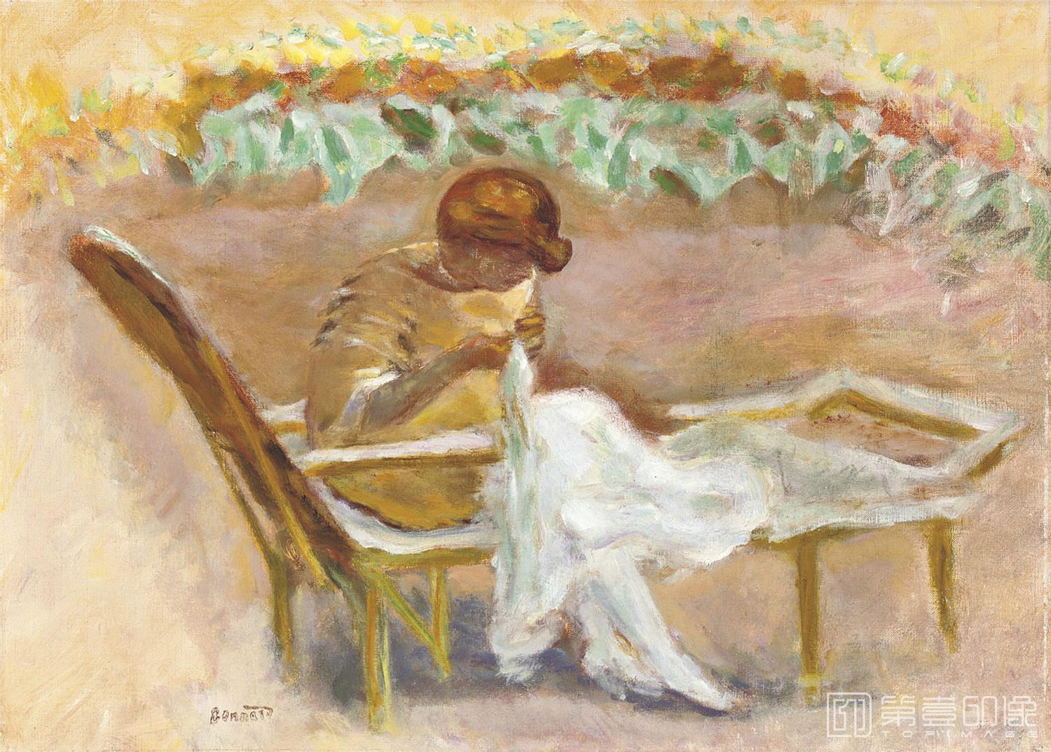 油画-FEMME COUSANT